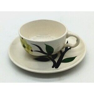 Vintage Blue Ridge Pottery Dixie Dogwood Cup & Saucer